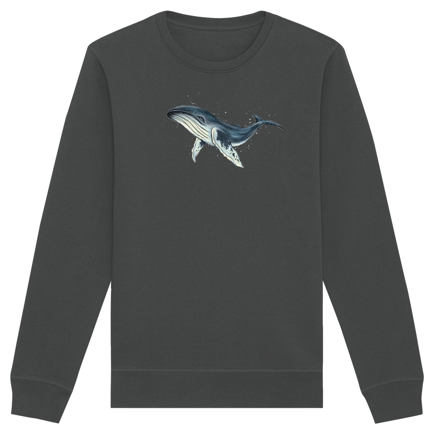 Tiefsee Ozean-Riese Buckelwal - Organic Basic Unisex Sweatshirt