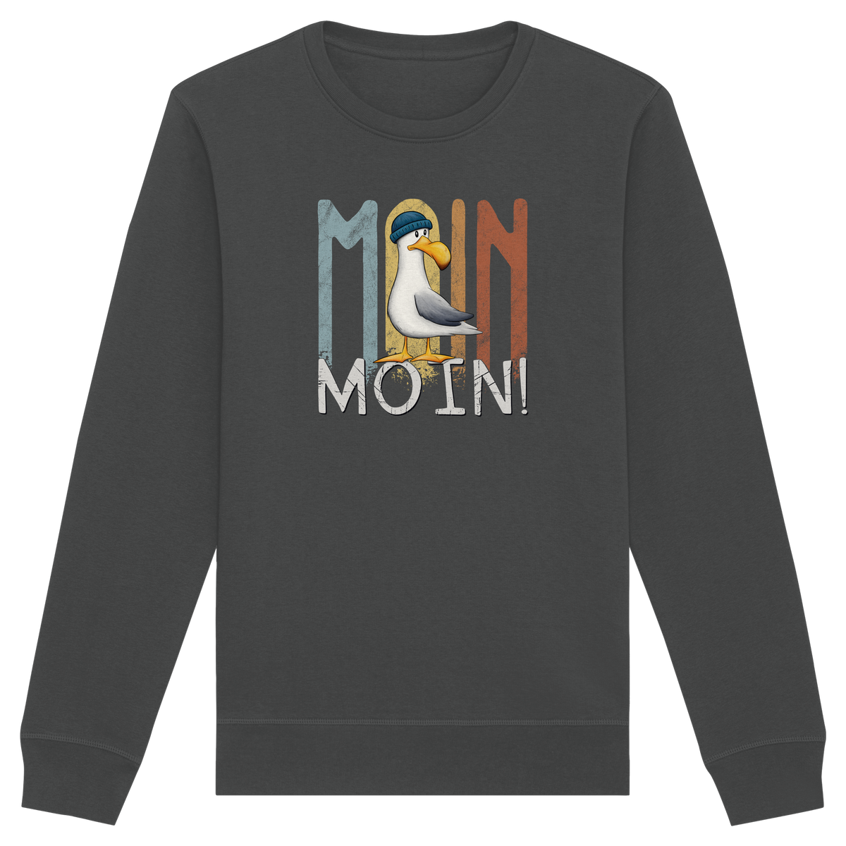 Moin Moin norddeutsche Möwe - Organic Basic Unisex Sweatshirt