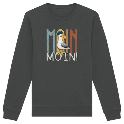 Moin Moin norddeutsche Möwe - Organic Basic Unisex Sweatshirt