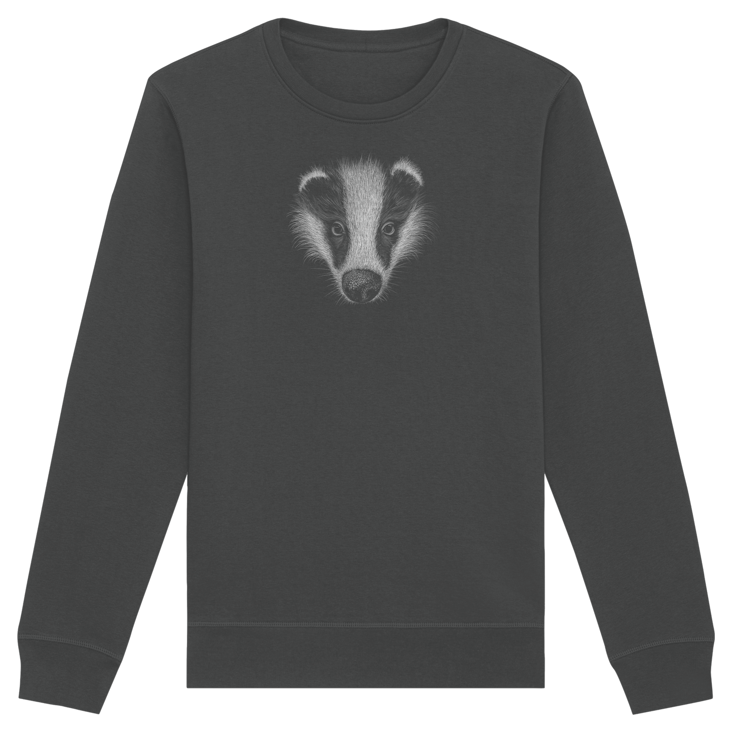 Kritzel-Kunst Dachs Illustration - Organic Basic Unisex Sweatshirt
