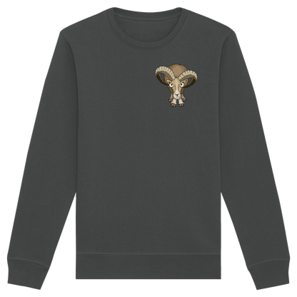 Bockiges Mufflon Widder Schafbock - Organic Basic Unisex Sweatshirt