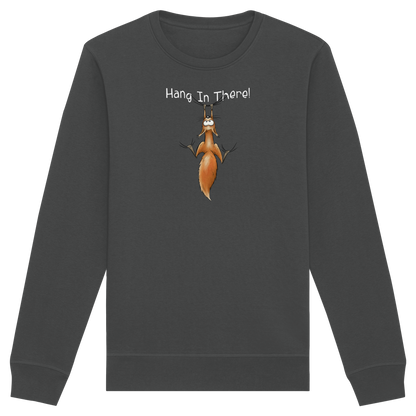 Hang In There | Lässiges Eichhörnchen - Organic Basic Unisex Sweatshirt