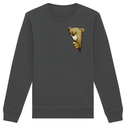 Funky Bär Illustration - Organic Basic Unisex Sweatshirt