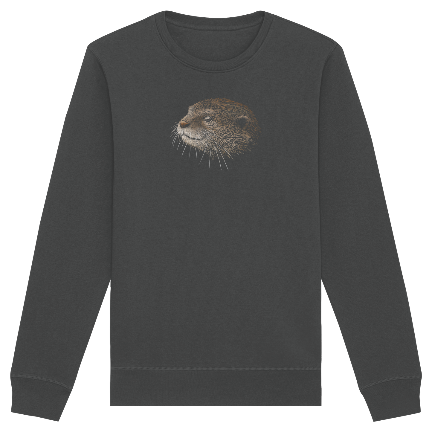 Otter Bleistift Zeichnung KritzelKunst - Organic Basic Unisex Sweatshirt