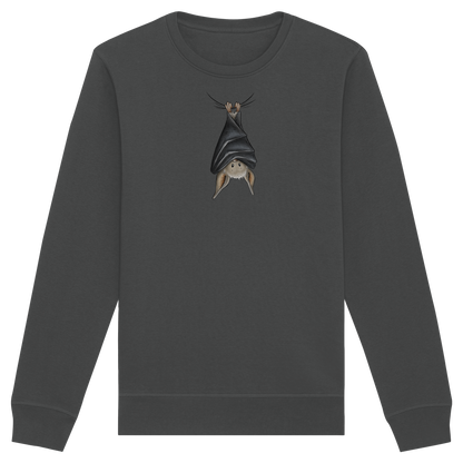 Lustig chillende Fledermaus - Organic Basic Unisex Sweatshirt