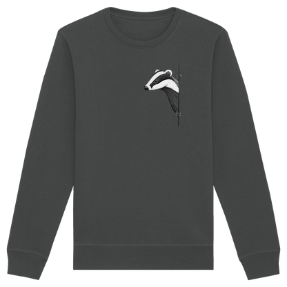 Lässiger Dachs Meister Grimbart - Organic Basic Unisex Sweatshirt