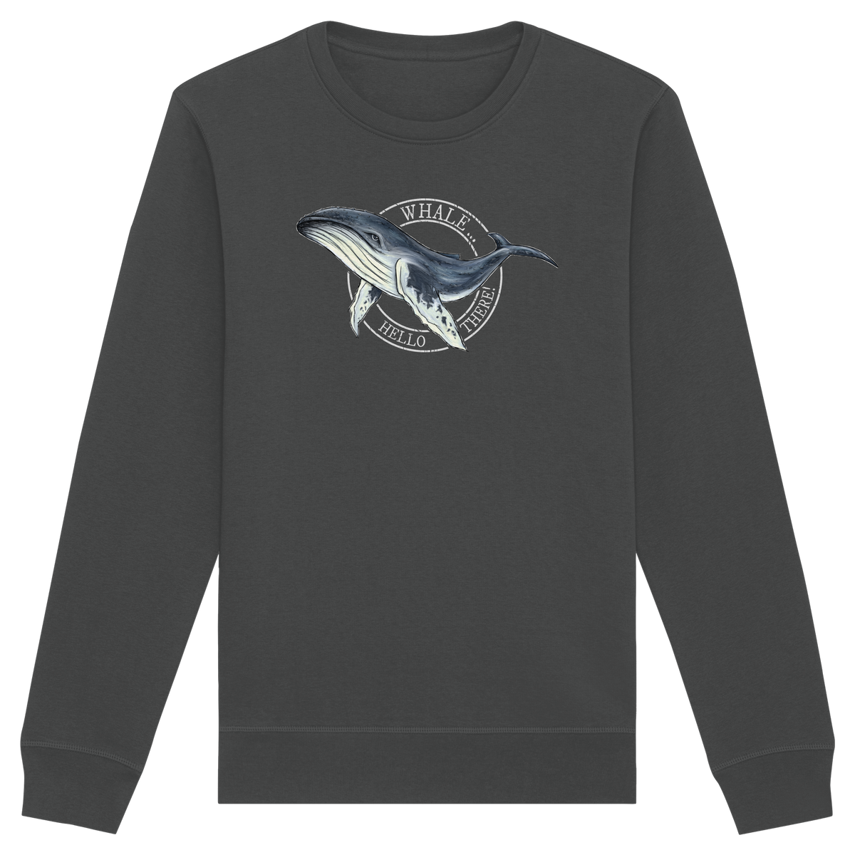 Whale, Hello There | Buckelwal - Organic Basic Unisex Sweatshirt