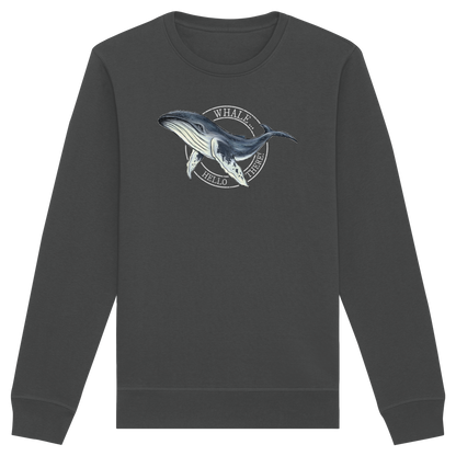 Whale, Hello There | Buckelwal - Organic Basic Unisex Sweatshirt