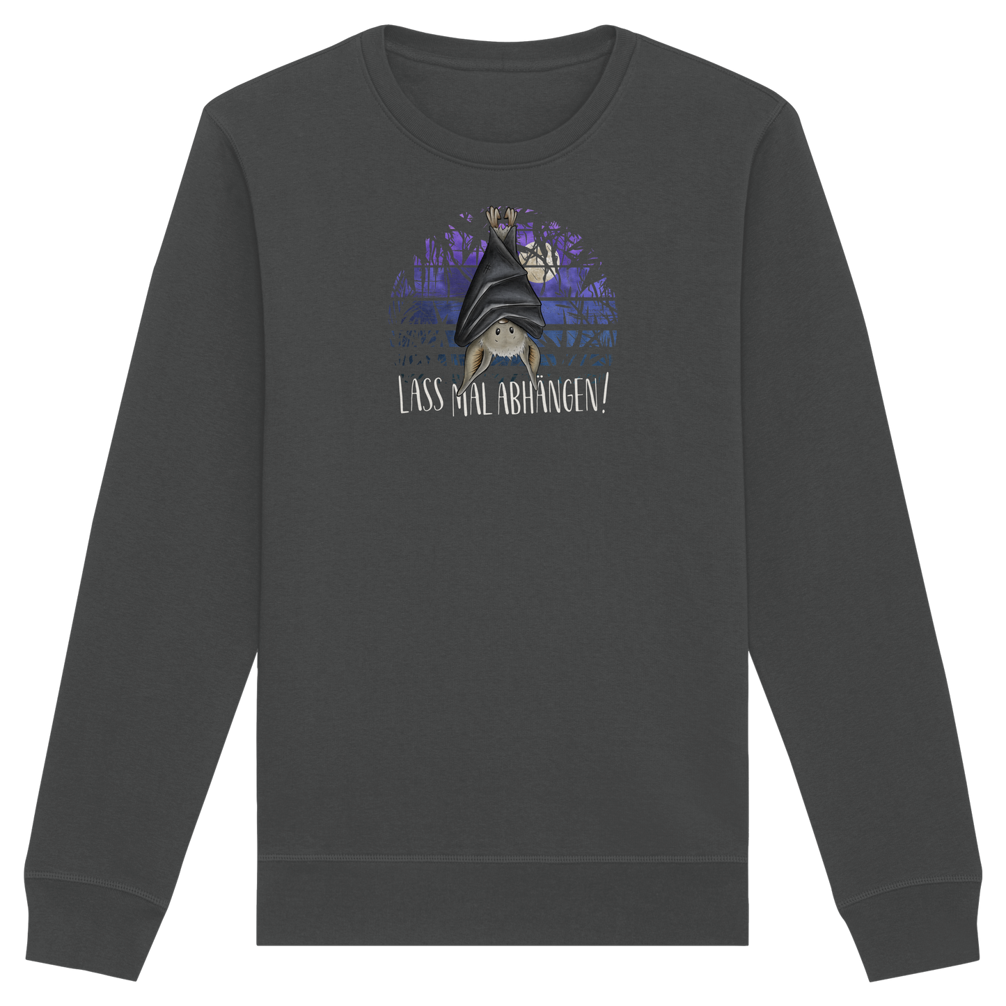 Lass mal abhängen Fledermaus - Organic Basic Unisex Sweatshirt