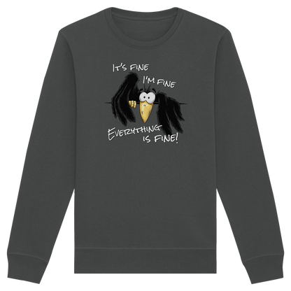 I’m Fine Rabe | Alles Gut Krähe - Organic Basic Unisex Sweatshirt