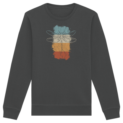 Retro Kunst Libelle | Vintage Dragonfly - Organic Basic Unisex Sweatshirt