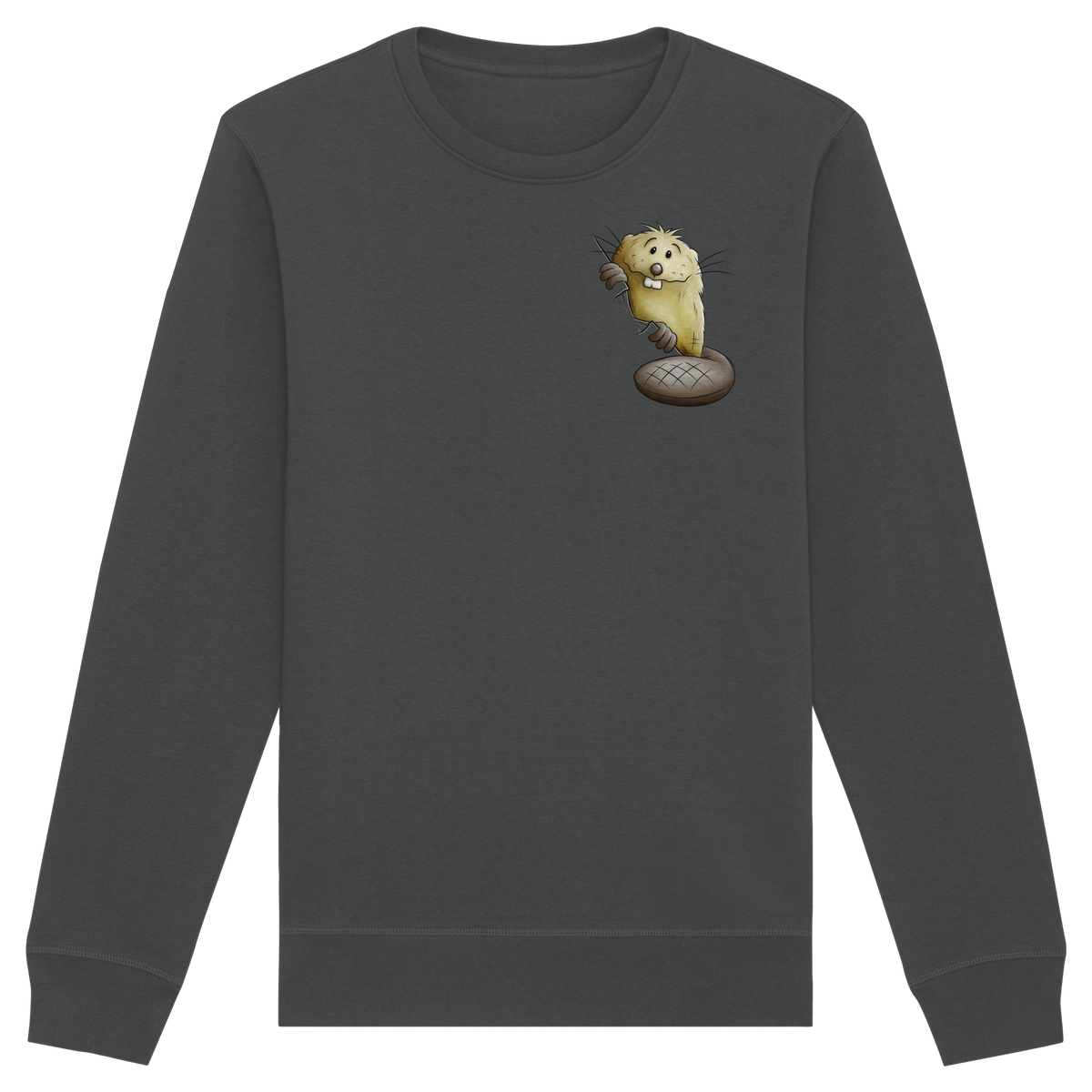 Lustiger frecher Biber - Organic Basic Unisex Sweatshirt