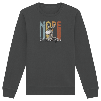 Nope | bockiger Esel - Organic Basic Unisex Sweatshirt