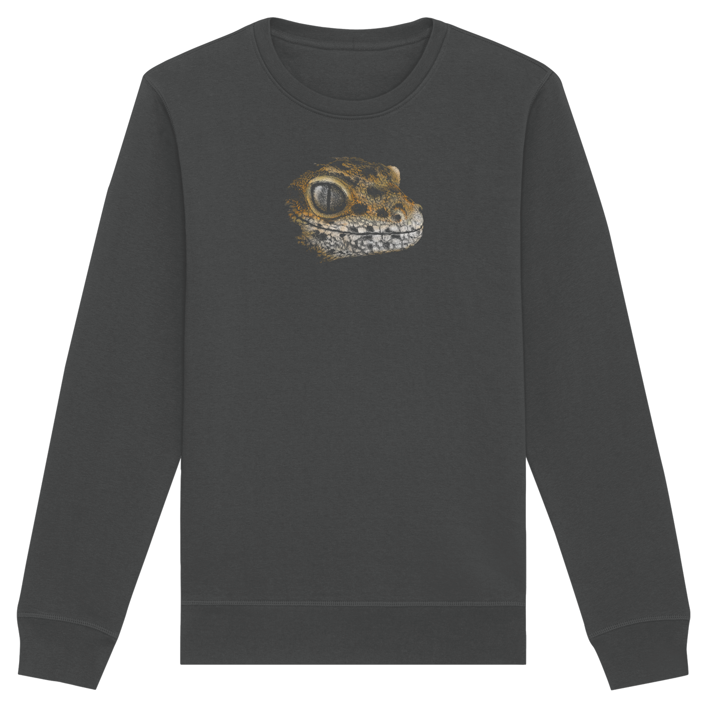 Leopard Gecko Skizze Kritzelkunst - Organic Basic Unisex Sweatshirt