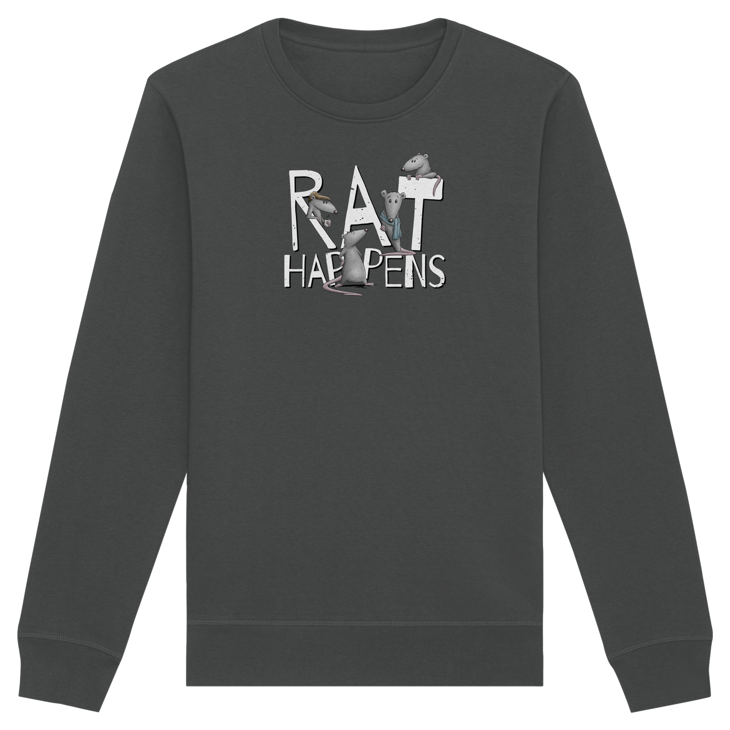 Rat Happens Ratten - Organic Basic Unisex Sweatshirt