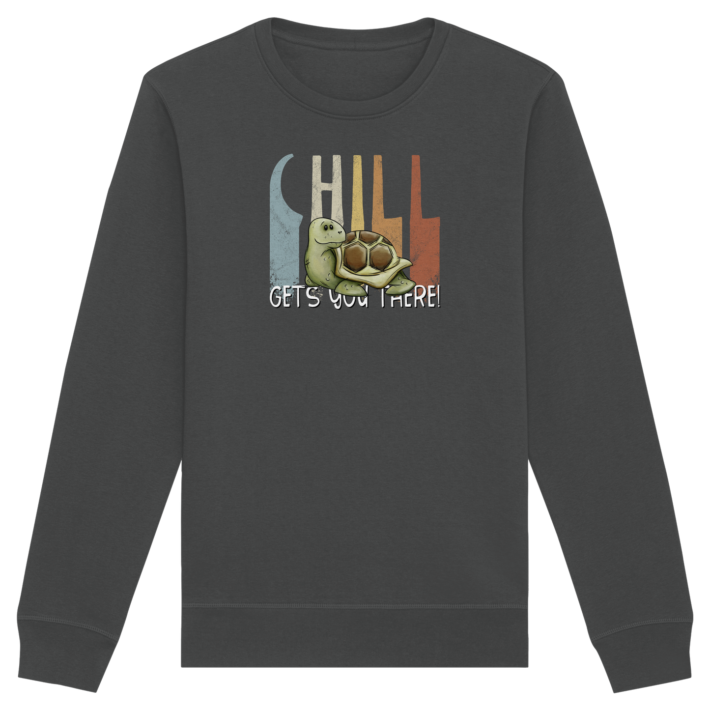 Gechillt gemütliche Schildkröte - Organic Basic Unisex Sweatshirt