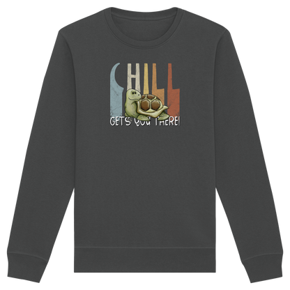 Gechillt gemütliche Schildkröte - Organic Basic Unisex Sweatshirt