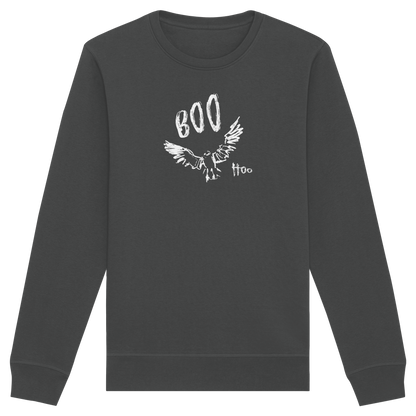 Boo Hoo! Fliegende Eule  - Organic Basic Unisex Sweatshirt