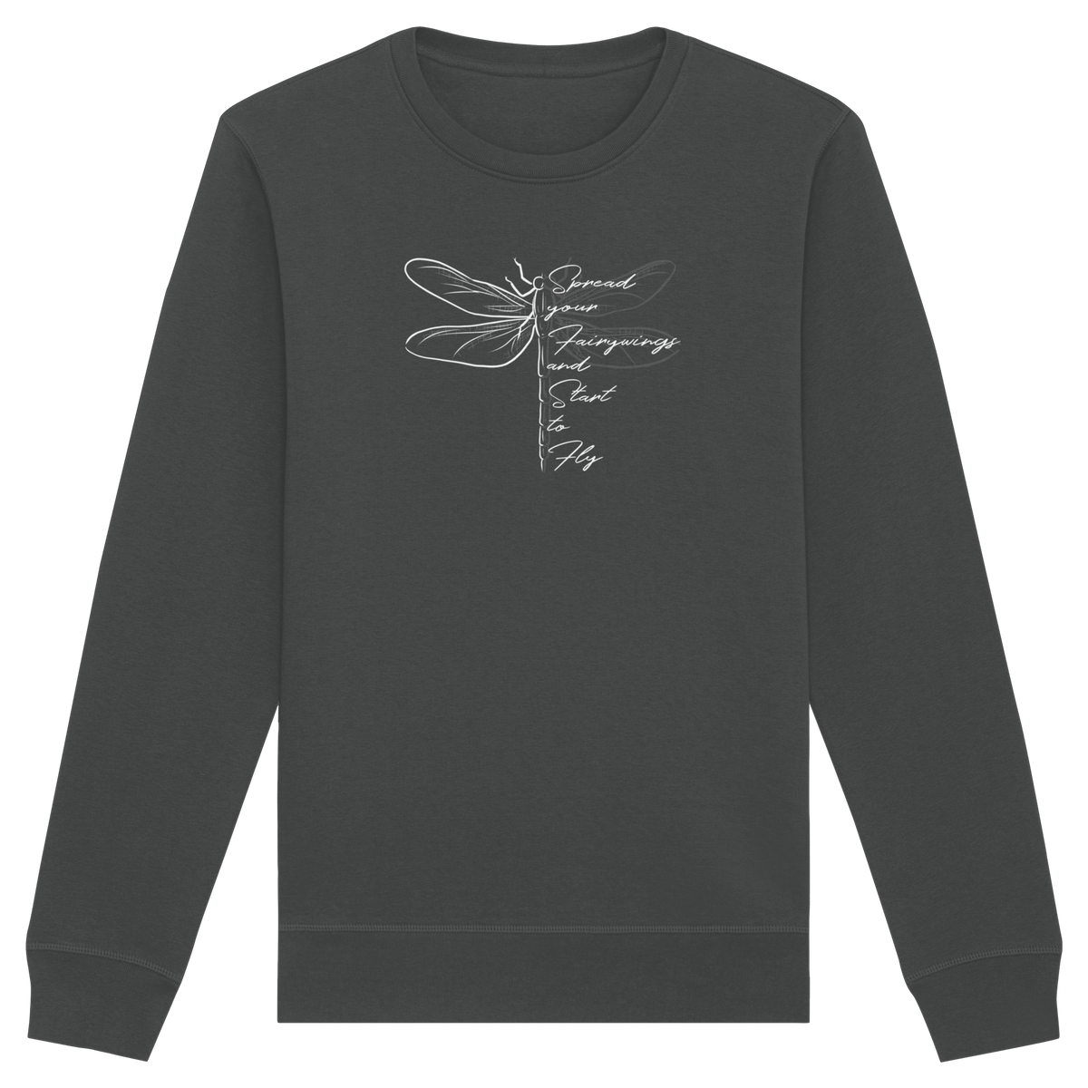 Breite die Flügel aus und flieg los | Libelle - Organic Basic Unisex Sweatshirt