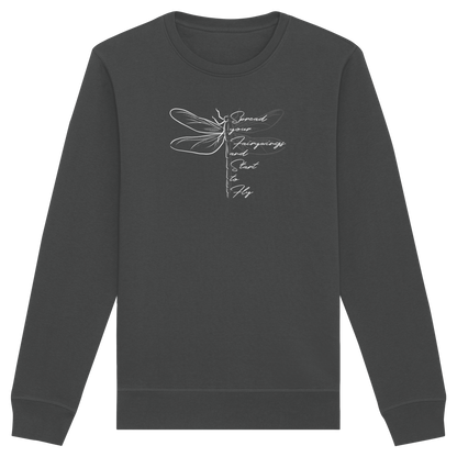 Breite die Flügel aus und flieg los | Libelle - Organic Basic Unisex Sweatshirt