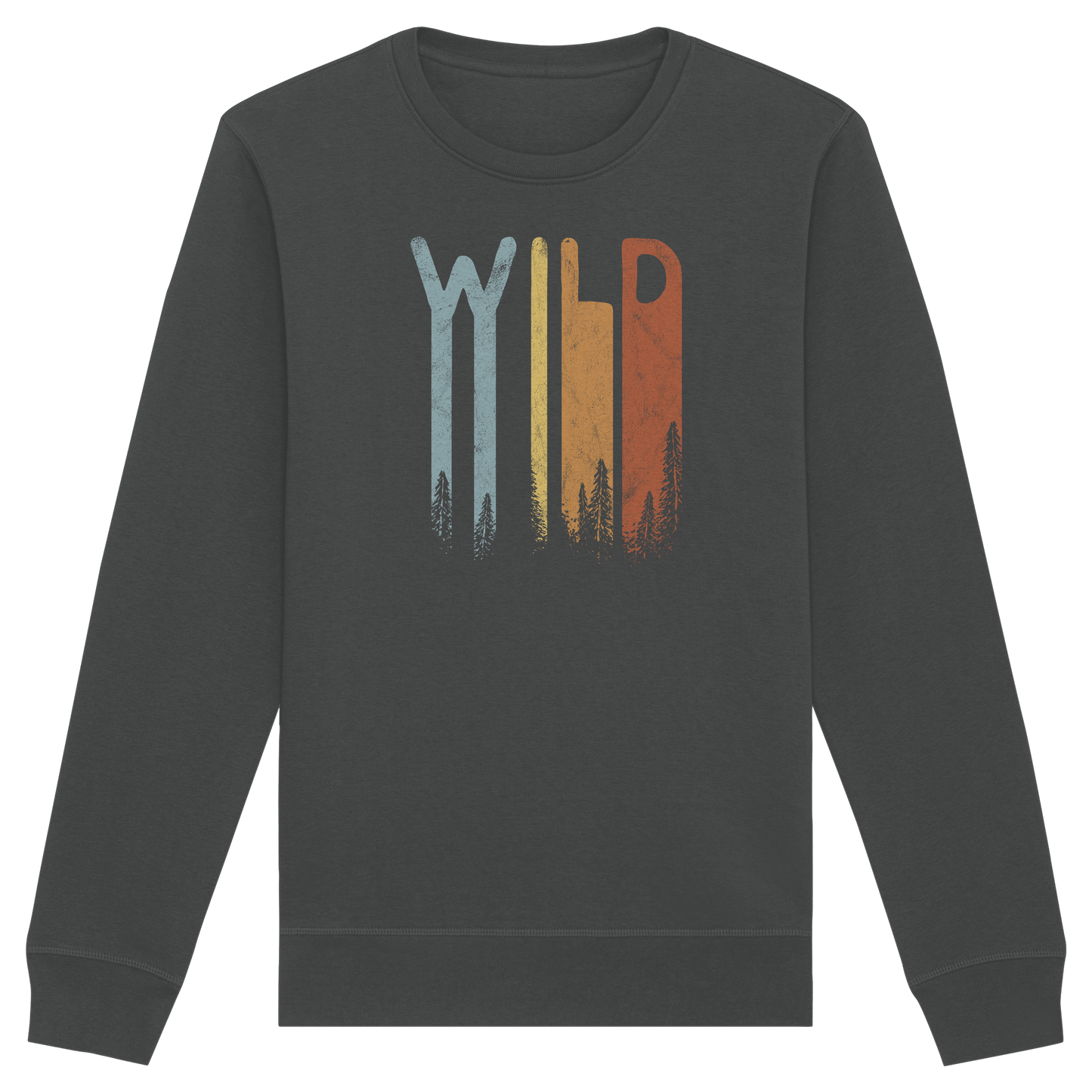 Wild Retro Schriftzug - Organic Basic Unisex Sweatshirt