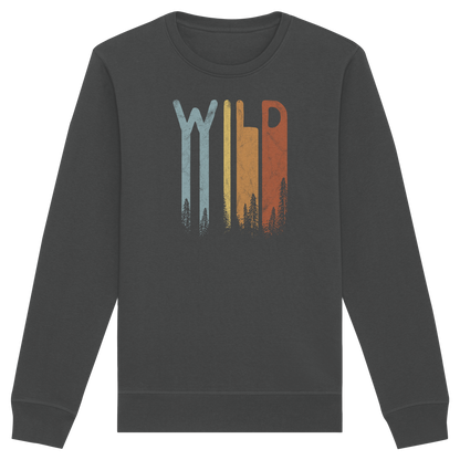 Wild Retro Schriftzug - Organic Basic Unisex Sweatshirt