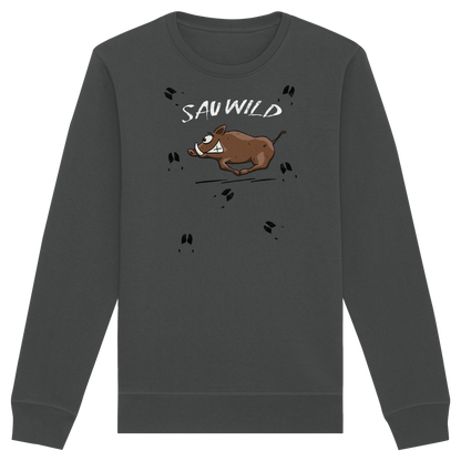 Sauwild wilde Sau | Wildschwein Keiler - Organic Basic Unisex Sweatshirt
