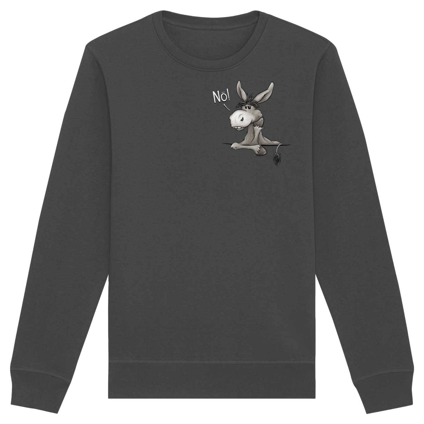 Nö! Störrischer Esel - Organic Basic Unisex Sweatshirt