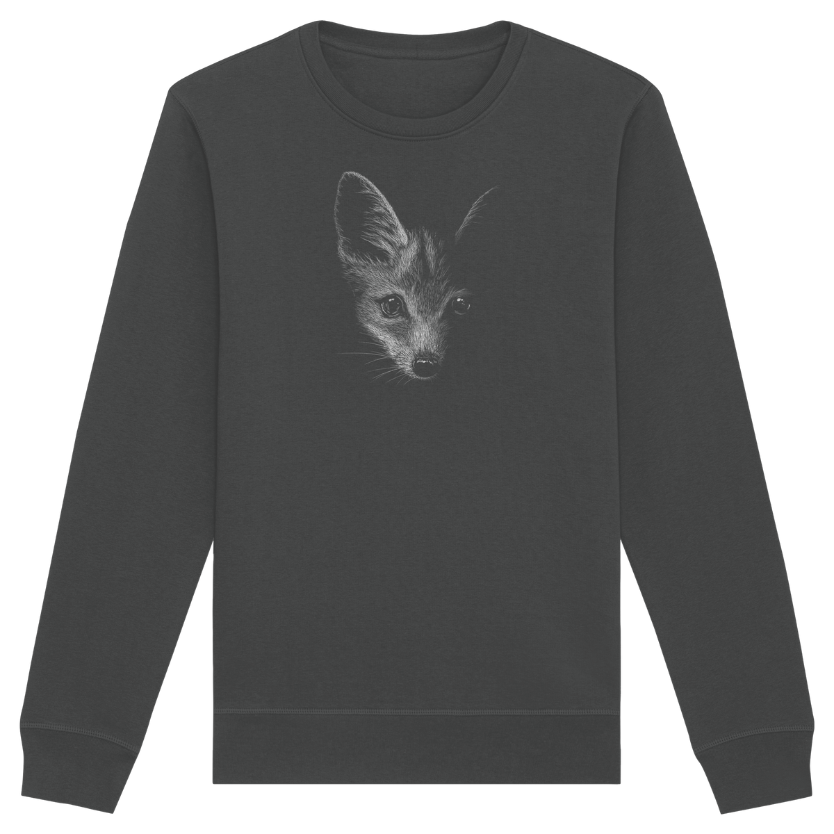Fuchs Kritzelkunst Illustration - Organic Basic Unisex Sweatshirt