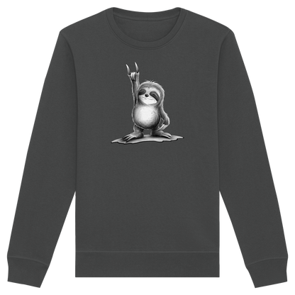 Rock On Party Faultier - Organic Basic Unisex Sweatshirt