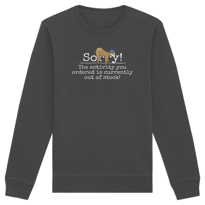 No-Activity Faultier - Organic Basic Unisex Sweatshirt