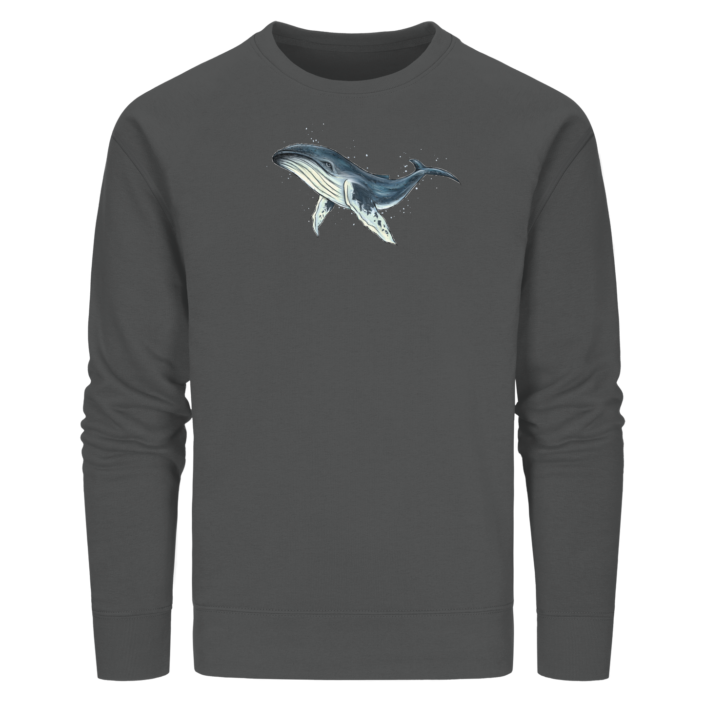 Tiefsee Ozean-Riese Buckelwal - Organic Basic Unisex Sweatshirt