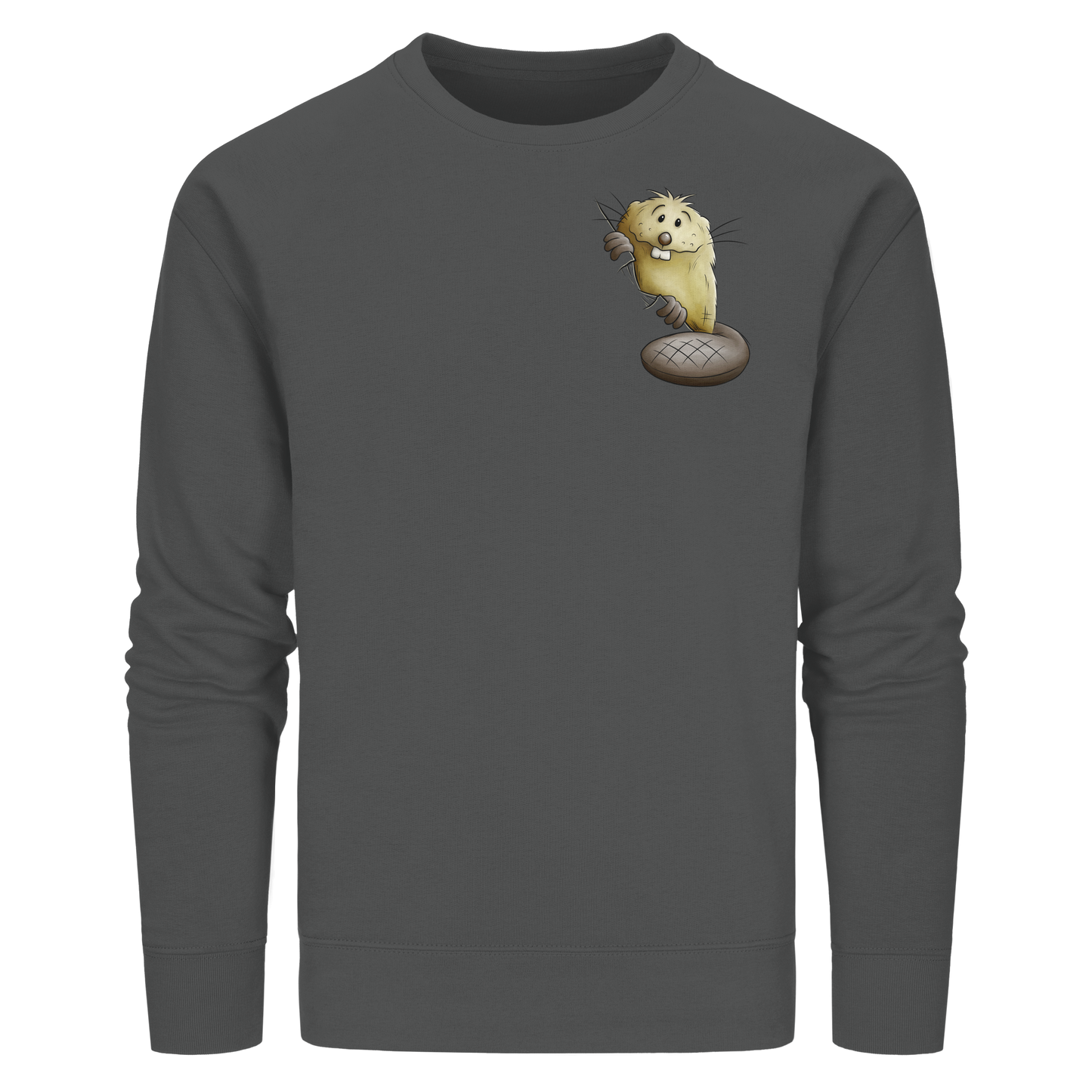 Lustiger frecher Biber - Organic Basic Unisex Sweatshirt