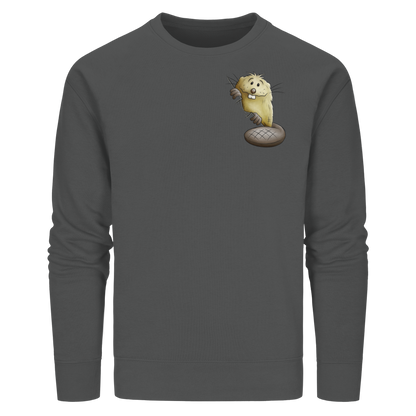 Lustiger frecher Biber - Organic Basic Unisex Sweatshirt