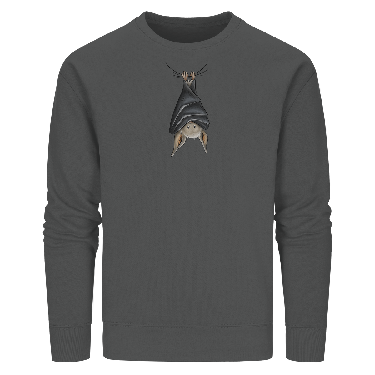 Lustig chillende Fledermaus - Organic Basic Unisex Sweatshirt