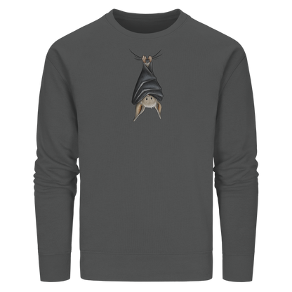 Lustig chillende Fledermaus - Organic Basic Unisex Sweatshirt