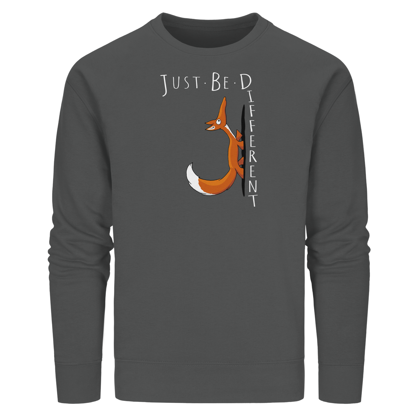 Just Be Different | Sei Anders, kleiner Fuchs - Organic Basic Unisex Sweatshirt