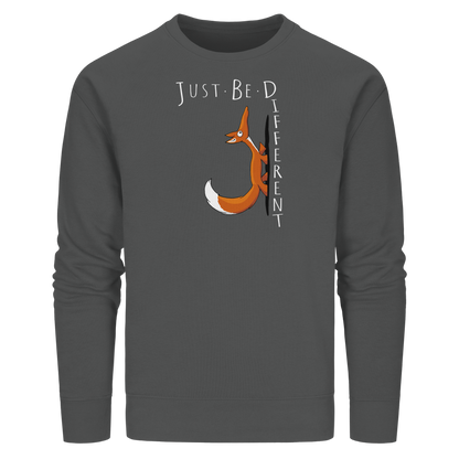 Just Be Different | Sei Anders, kleiner Fuchs - Organic Basic Unisex Sweatshirt