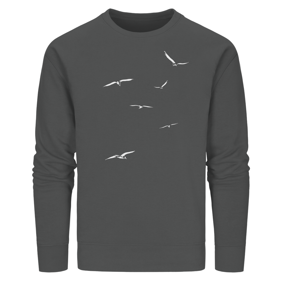 Vogelschwarm – Traum vom Fliegen - Organic Basic Unisex Sweatshirt
