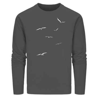 Vogelschwarm – Traum vom Fliegen - Organic Basic Unisex Sweatshirt