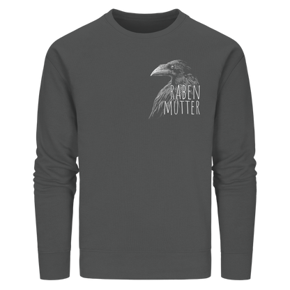 Rabenmutter schwarze Krähe Rabe - Organic Basic Unisex Sweatshirt