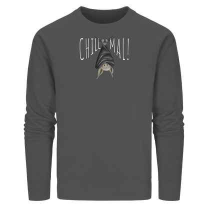 Chill Mal gemütliche Fledermaus - Organic Basic Unisex Sweatshirt