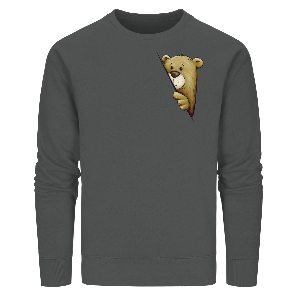 Funky Bär Illustration - Organic Basic Unisex Sweatshirt