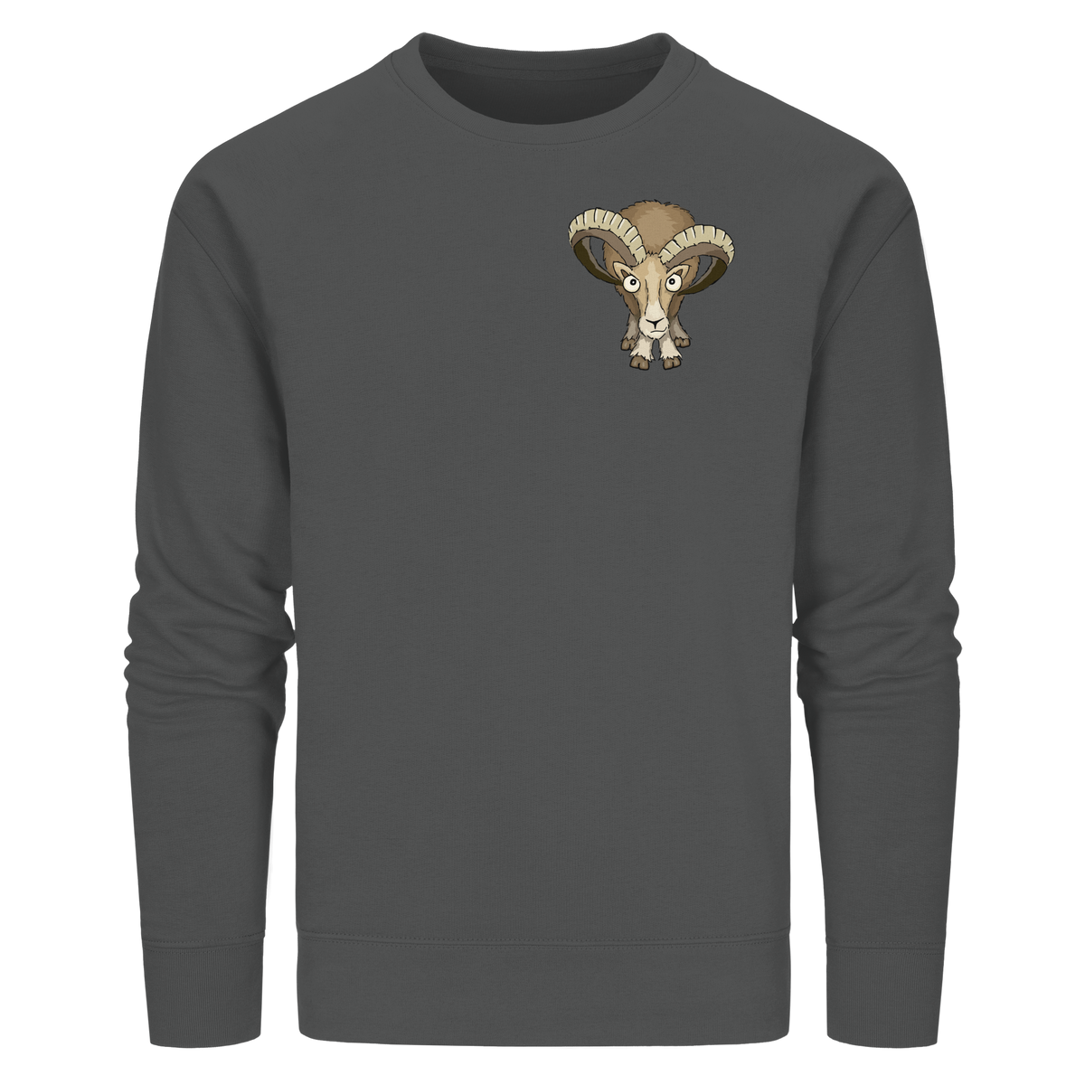 Bockiges Mufflon Widder Schafbock - Organic Basic Unisex Sweatshirt