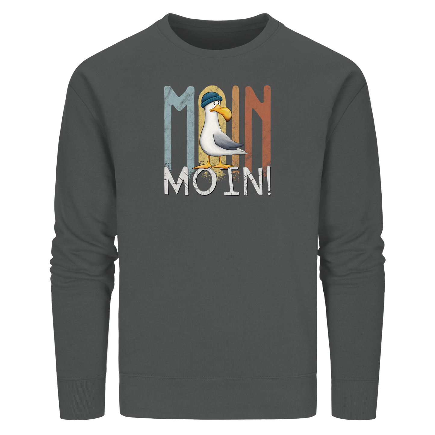 Moin Moin norddeutsche Möwe - Organic Basic Unisex Sweatshirt