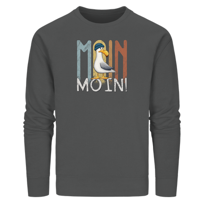 Moin Moin norddeutsche Möwe - Organic Basic Unisex Sweatshirt