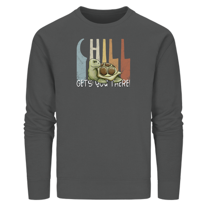 Gechillt gemütliche Schildkröte - Organic Basic Unisex Sweatshirt