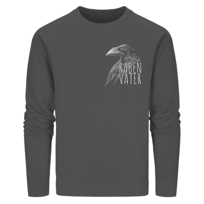 Rabenvater schwarzer Rabe Krähe - Organic Basic Unisex Sweatshirt