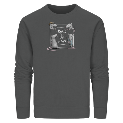 Rat’s The Way Kaffeehaus Ratten - Organic Basic Unisex Sweatshirt