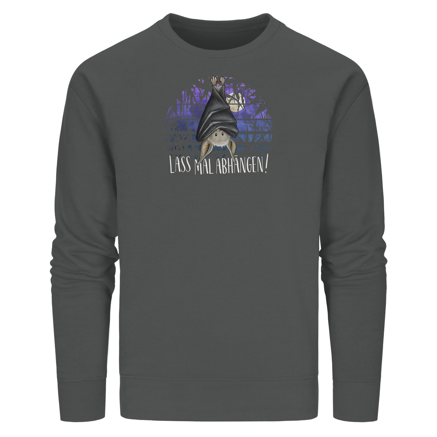Lass mal abhängen Fledermaus - Organic Basic Unisex Sweatshirt